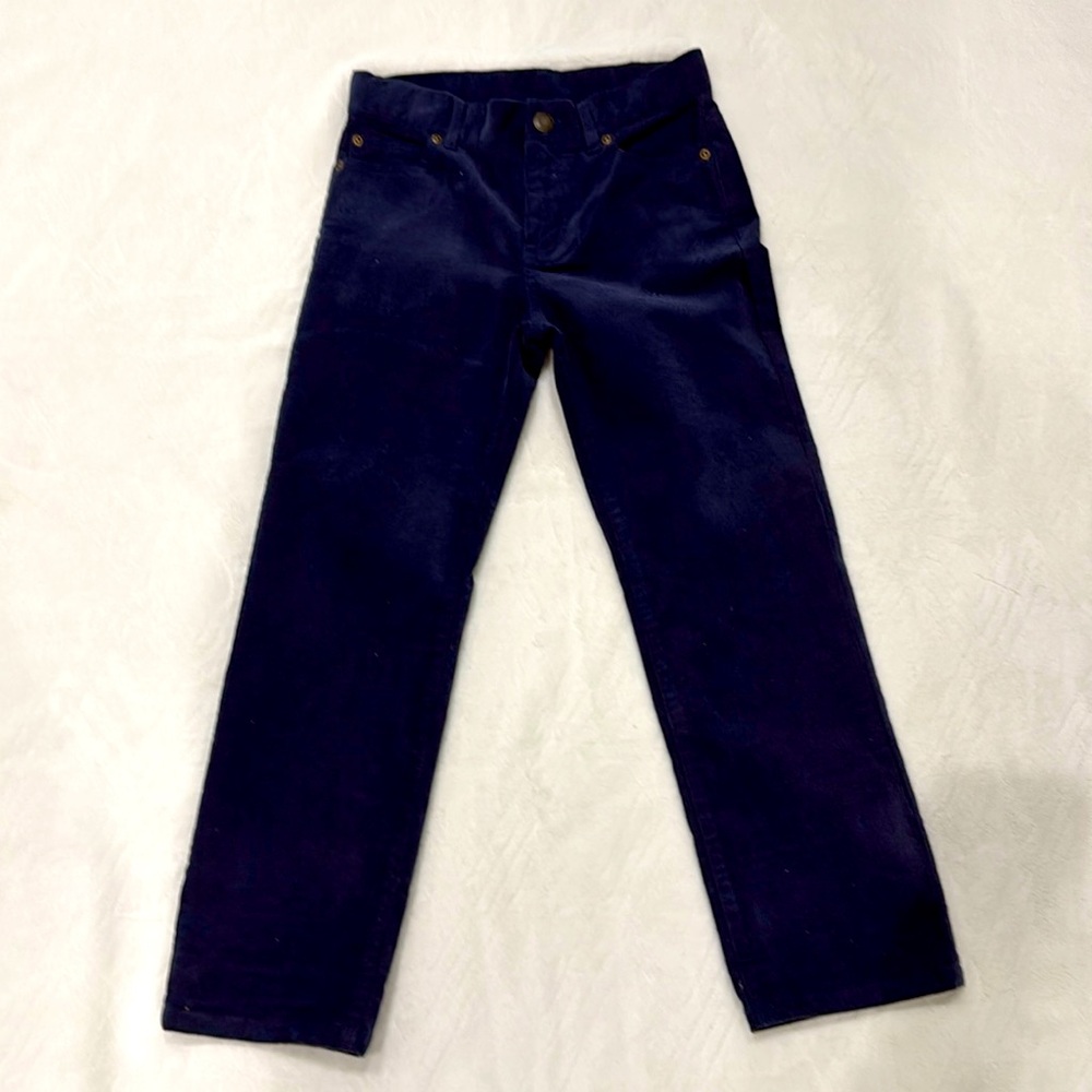 Janie and Jack Boys size 7 navy - The Corduroy Pant. Like New, worn once.
